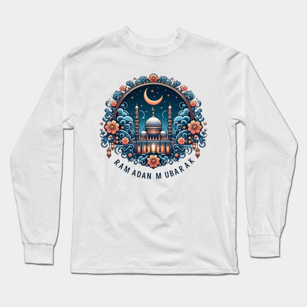 Ramadan Mubarak Kareem Long Sleeve T-Shirt by Yns store